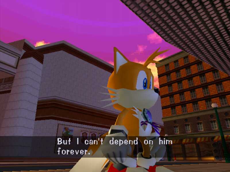captura de tela de sonic adventure